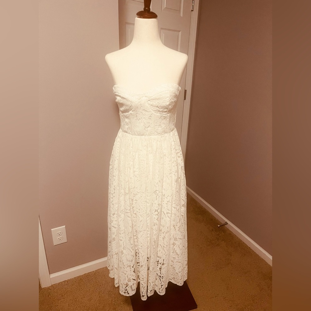 Altar'd State strapless midi dres size small